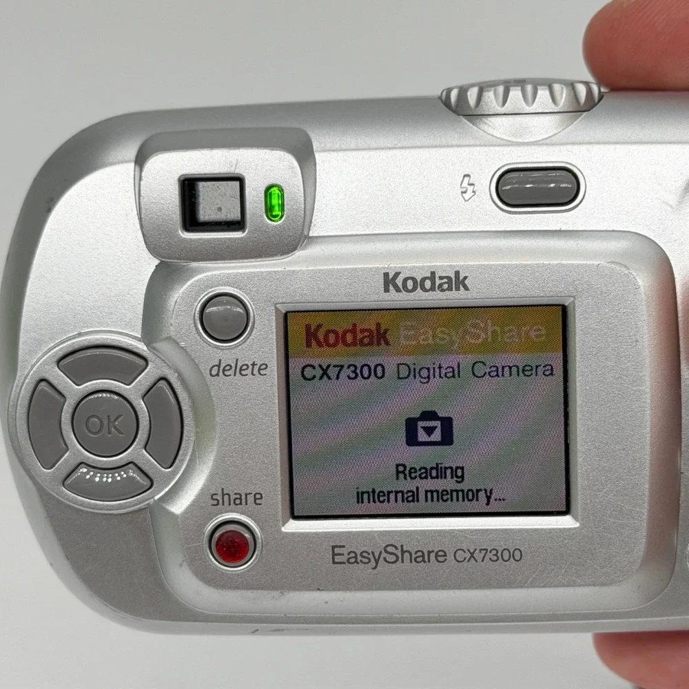 Kodak EasyShare CX7300 Digital Camera 3.2MP Silver Point and Shoot 37mm Lens